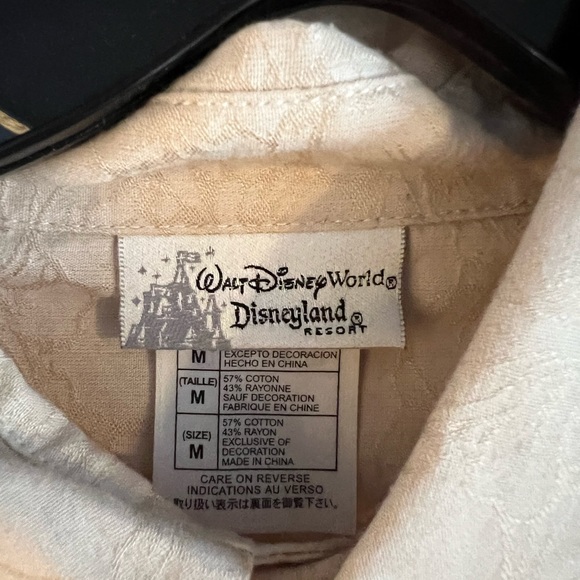 Disney Tan Shirt with Mickey Mouse. Size M. - Picture 7 of 8